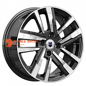 K&K 6x15/4x98 ET33 D58,5 Хант (КС1034) Дарк платинум